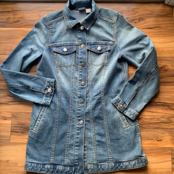 hip length denim jacket